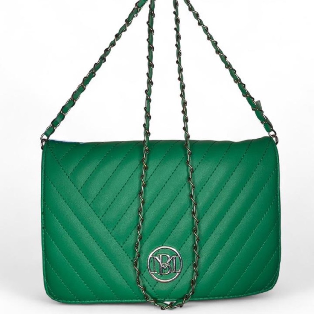 Green Quilted Bag